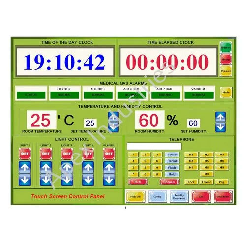 Surgeon Control Panel Touch Screen - Frequency (Mhz): 50 Hertz (Hz)