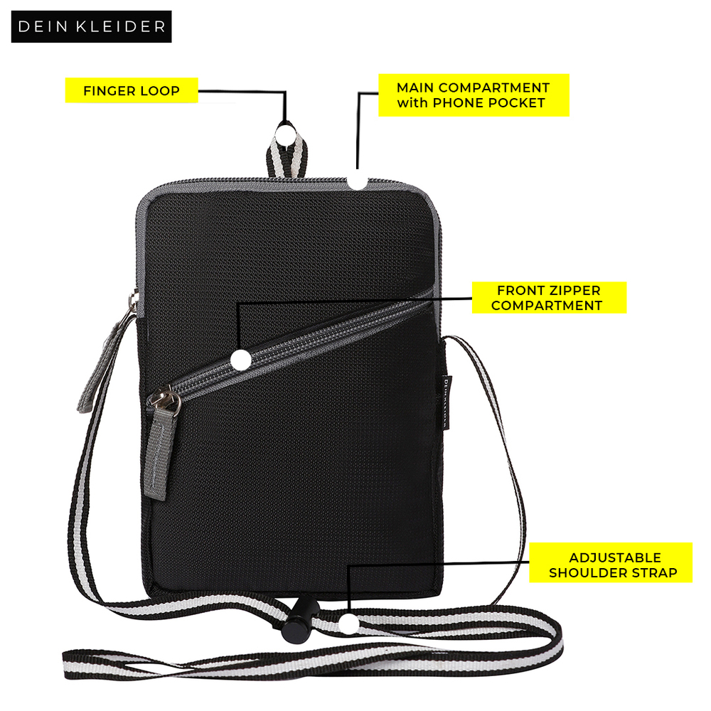 Cross Body Travel Mobile Pouch Sling Messenger Bag For Women