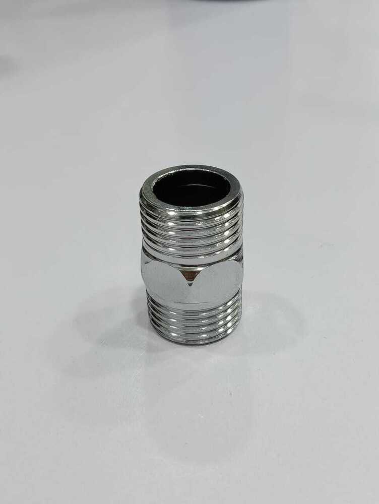 1/2 Hex Nipple Ss 304 - Stainless Steel, Gray Color | Durable Nipple With Full Warranty, Rust Resistance, High Strength