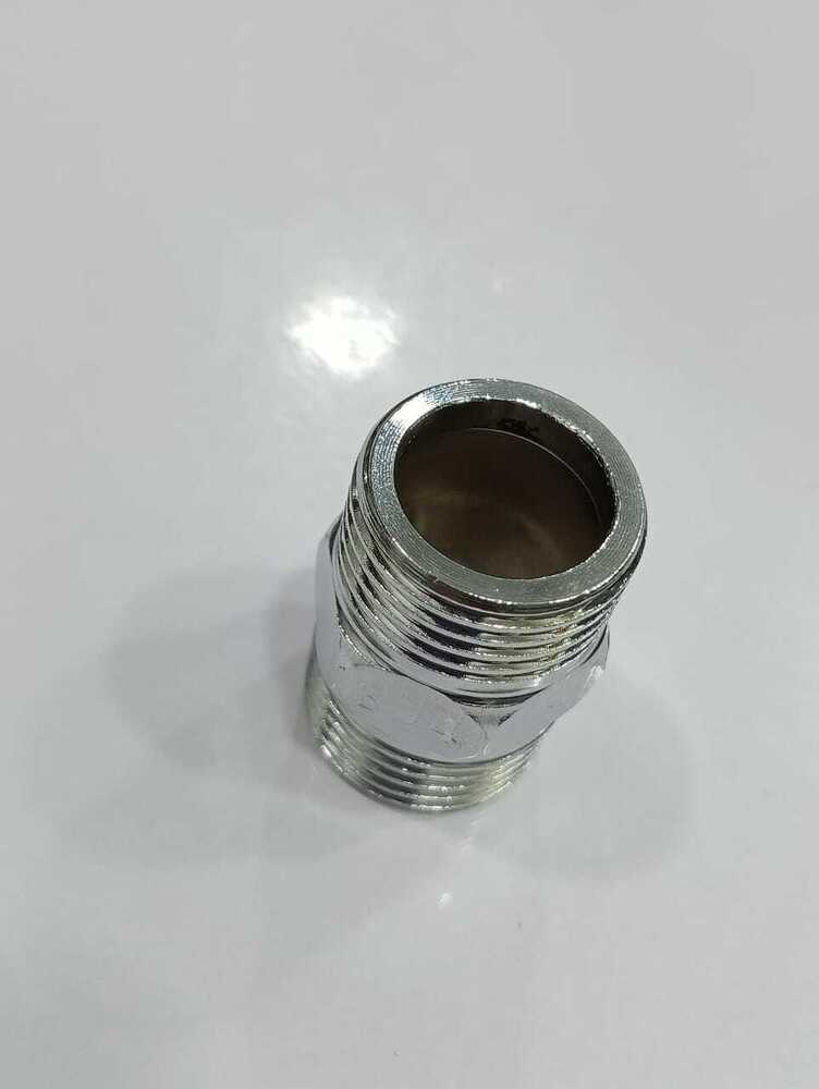 1/2 Hex Nipple Ss 304 - Stainless Steel, Gray Color | Durable Nipple With Full Warranty, Rust Resistance, High Strength