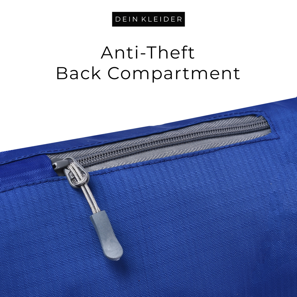 Box Pocket Waist Bag Blue