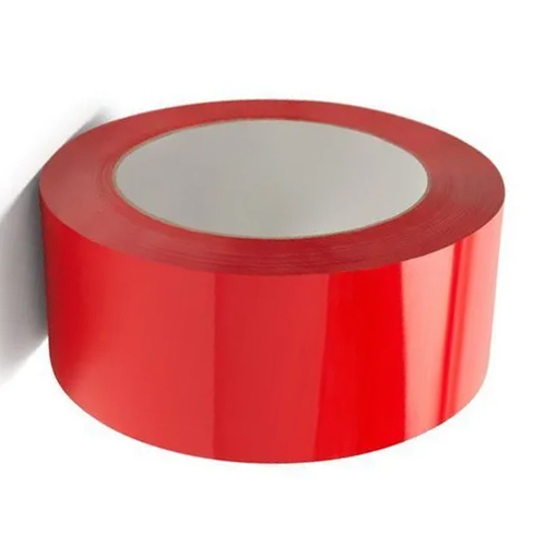 1.2 mm Red BOPP Tape - BOPP Material, 35 mm Width, 47 m Length | Single-Sided Adhesive, Ideal for Heavy-Duty Packaging Applications