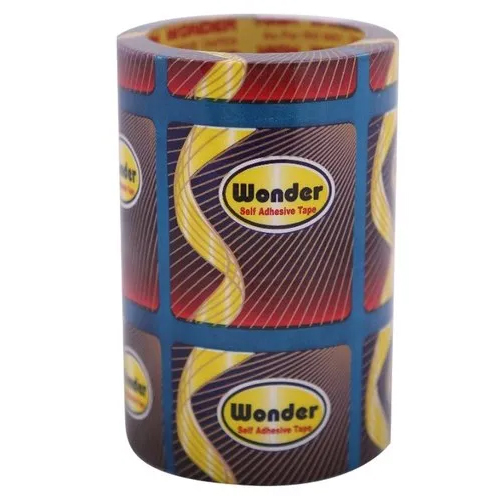 Paper Printed Masking Tape - Durable Paper Material, 45mm Width x 50m Length | Eco-Friendly, Easy Tear, Single-Sided Adhesive