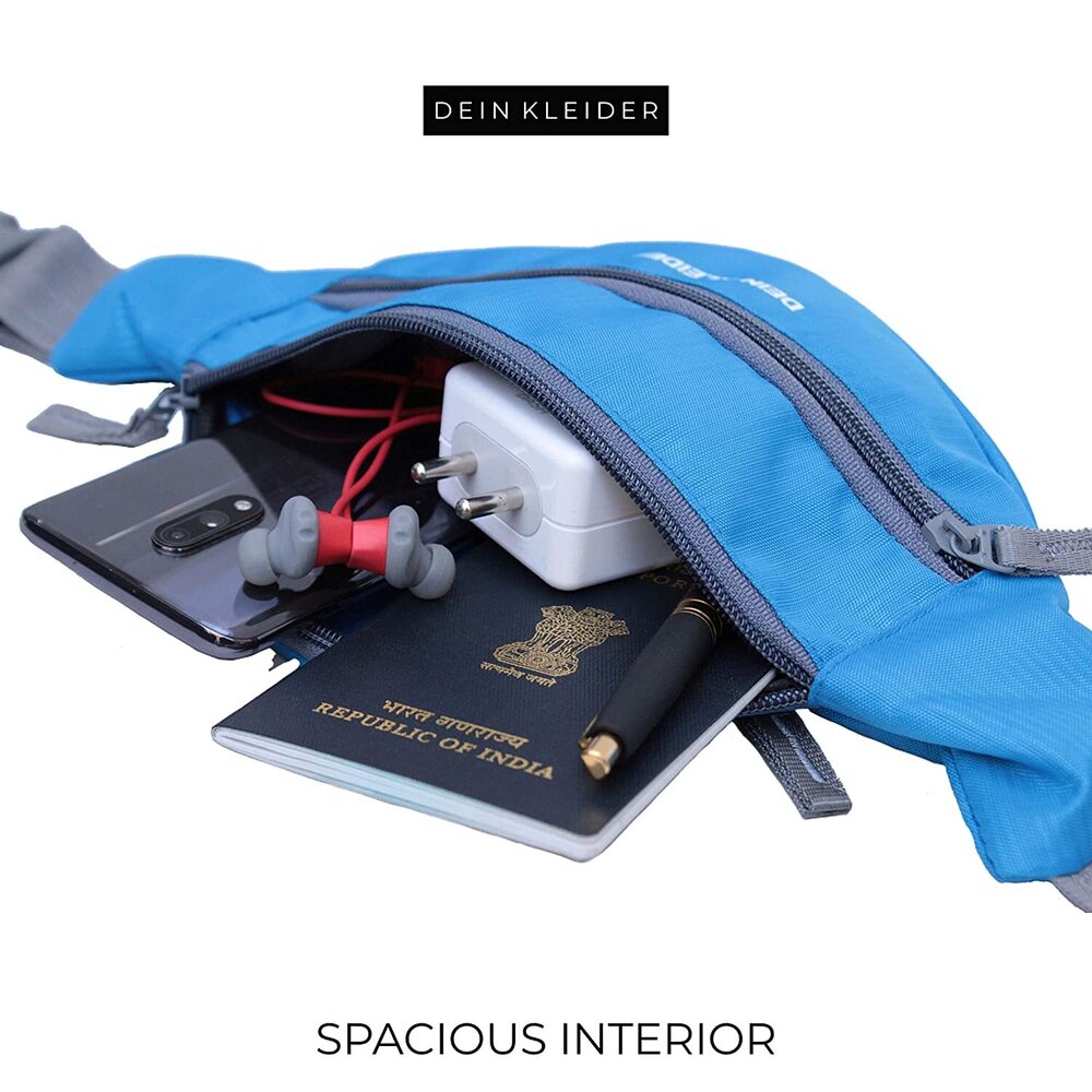 Waist Pack Travel Handy Hiking Zip Pouch Document Money Phone Belt Sport Bag Bum Bag
