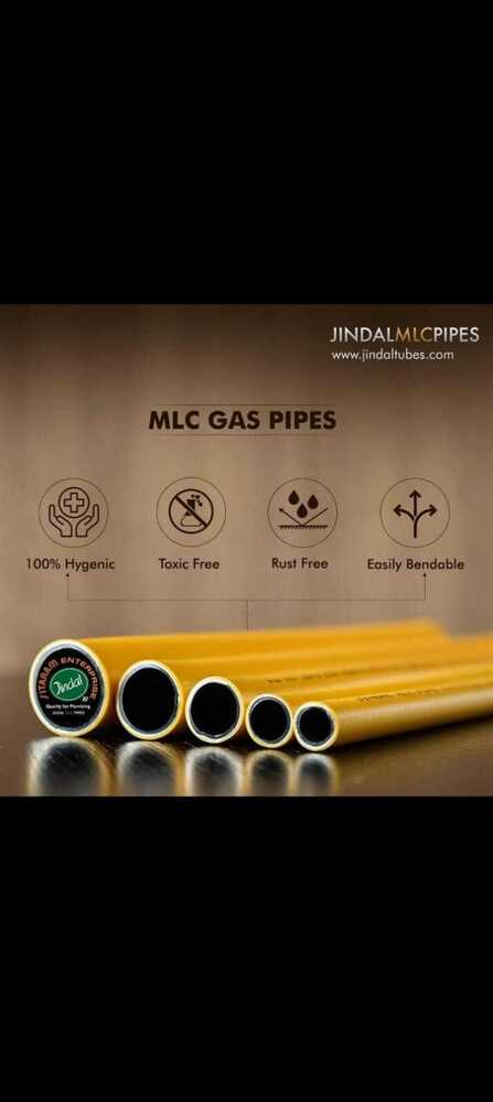 Jindal Mlc 1620 Pipe - High-quality Pp Material, 1 Inch Od, Round Shape, Available In Various Colors, Includes Warranty