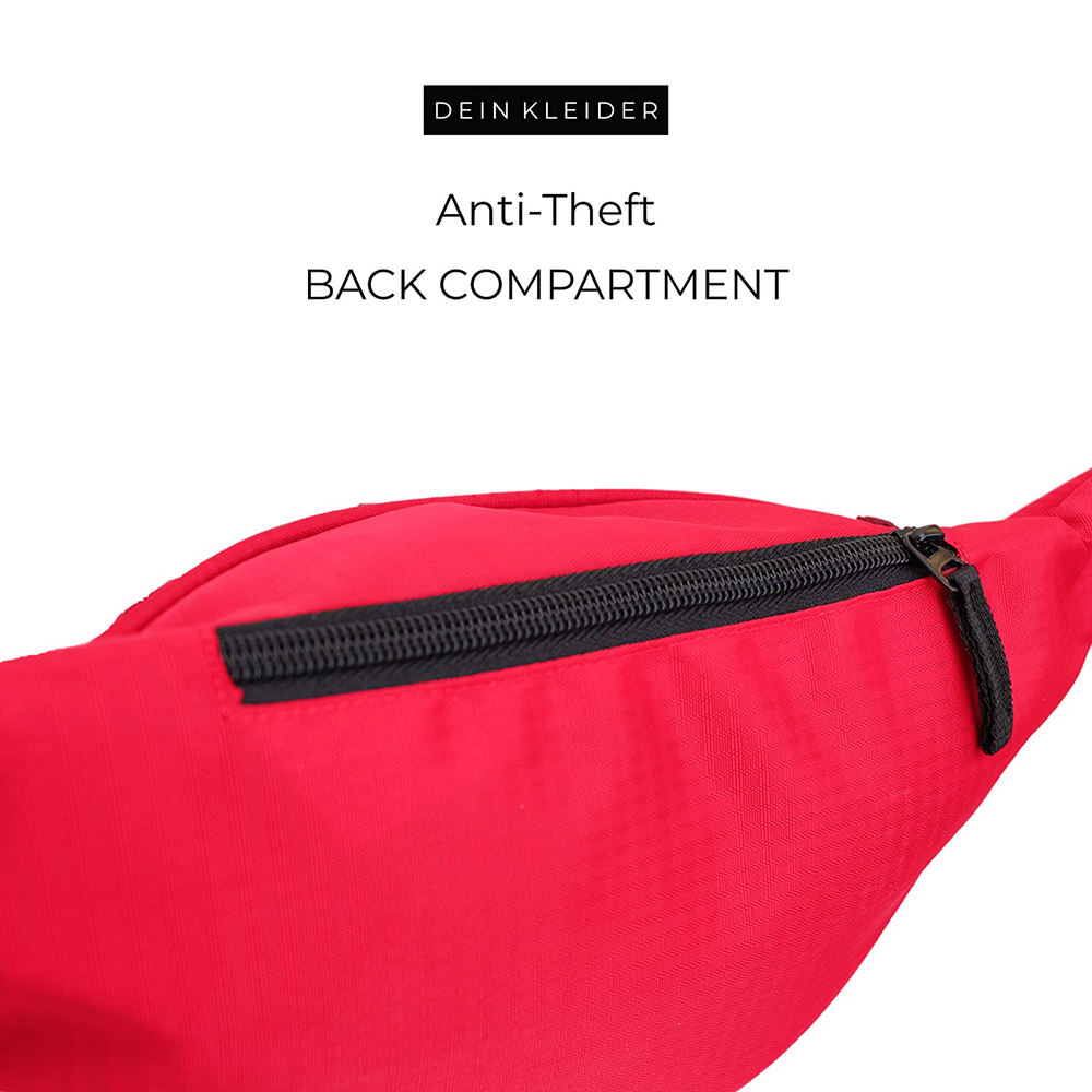Waist Pack Travel Handy Hiking Zip Pouch Document Money Phone Belt Sport Bag Bum Bag