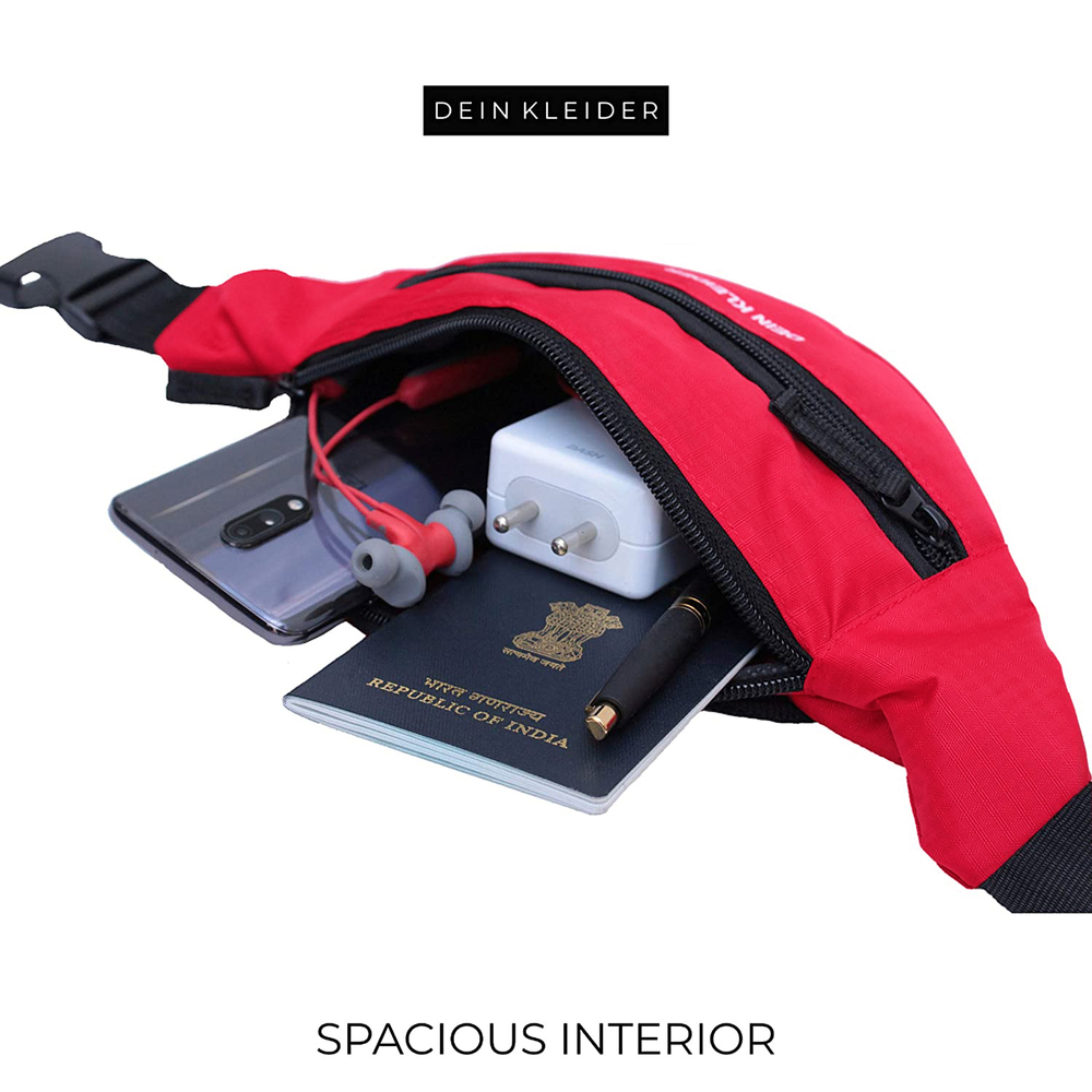 Waist Pack Travel Handy Hiking Zip Pouch Document Money Phone Belt Sport Bag Bum Bag