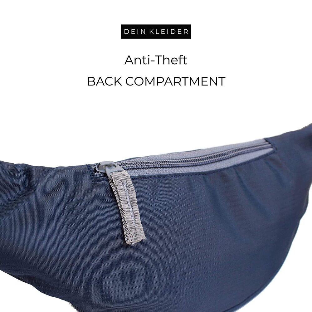 Waist Pack Travel Handy Hiking Zip Pouch Document Money Phone Belt Sport Bag Bum Bag
