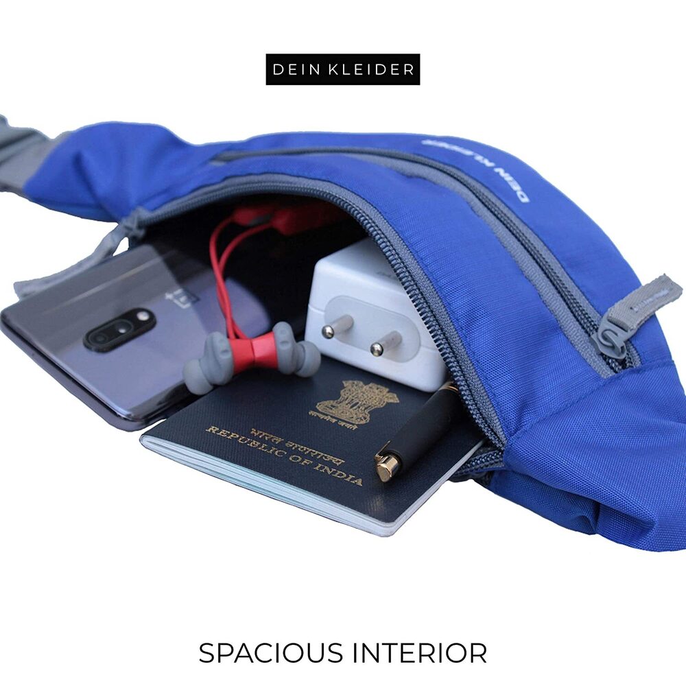 Waist Pack Travel Handy Hiking Zip Pouch Document Money Phone Belt Sport Bag Bum Bag