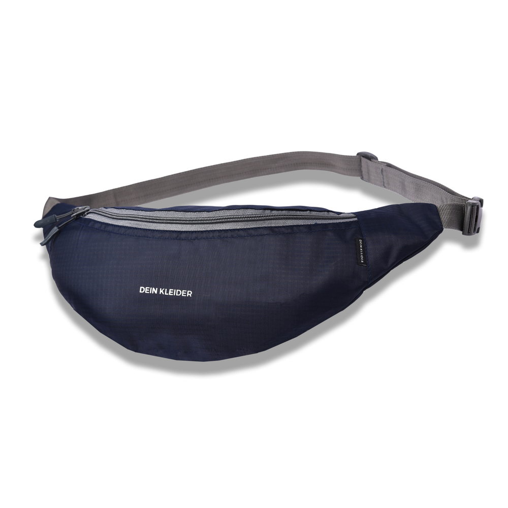 Sports Waist Pack Box Pocket Navy - Color: Blue