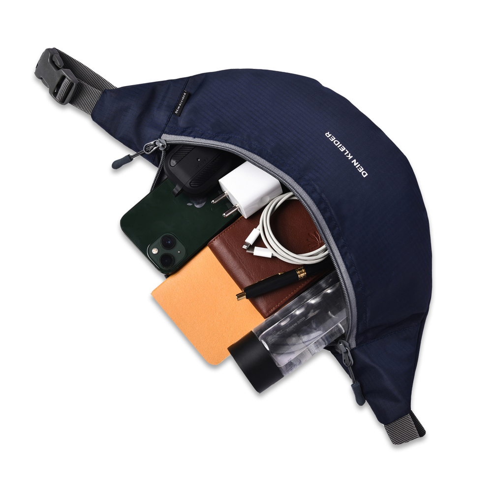 Sports Waist Pack Box Pocket Navy