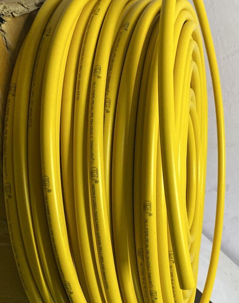 Jindal Mlc Gas Pipe - Color: Yellow