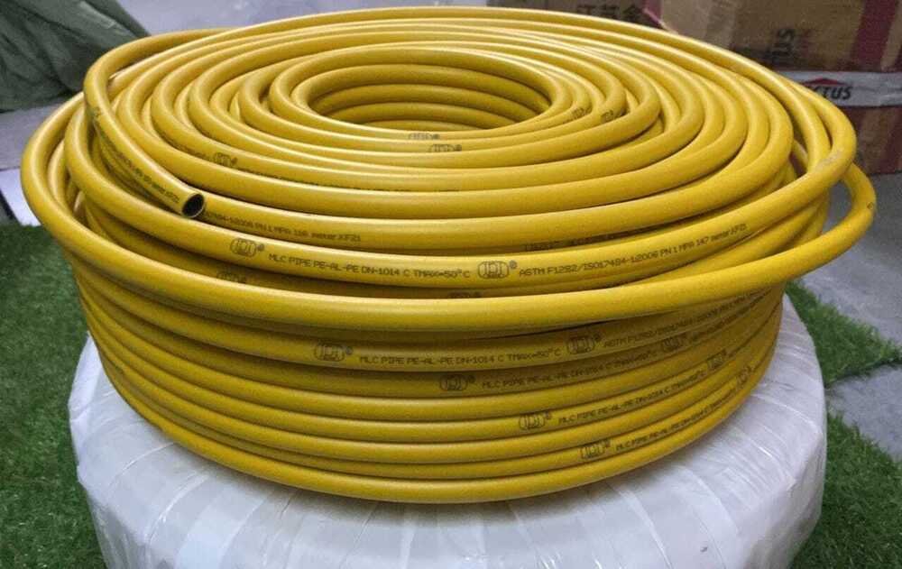 Jindal Mlc Gas Pipe - Color: Yellow