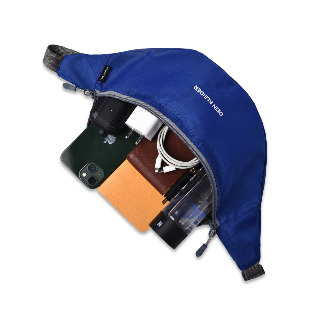 Sports Waist Pack Box Pocket Blue