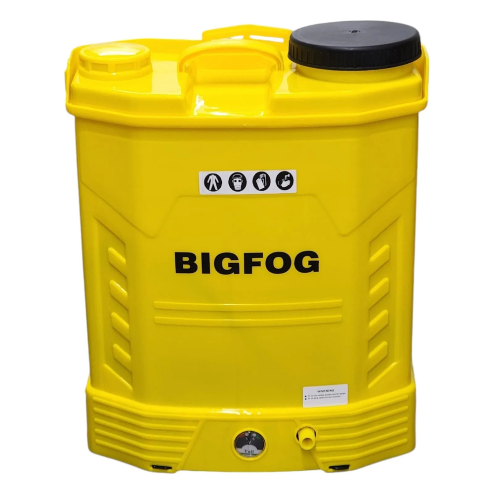 Bigfog 20l, Bf-bs04, Dual Motor Battery Sprayer, 12v/12ah, For Pesticide Spraying - Capacity: 300 Liter/day