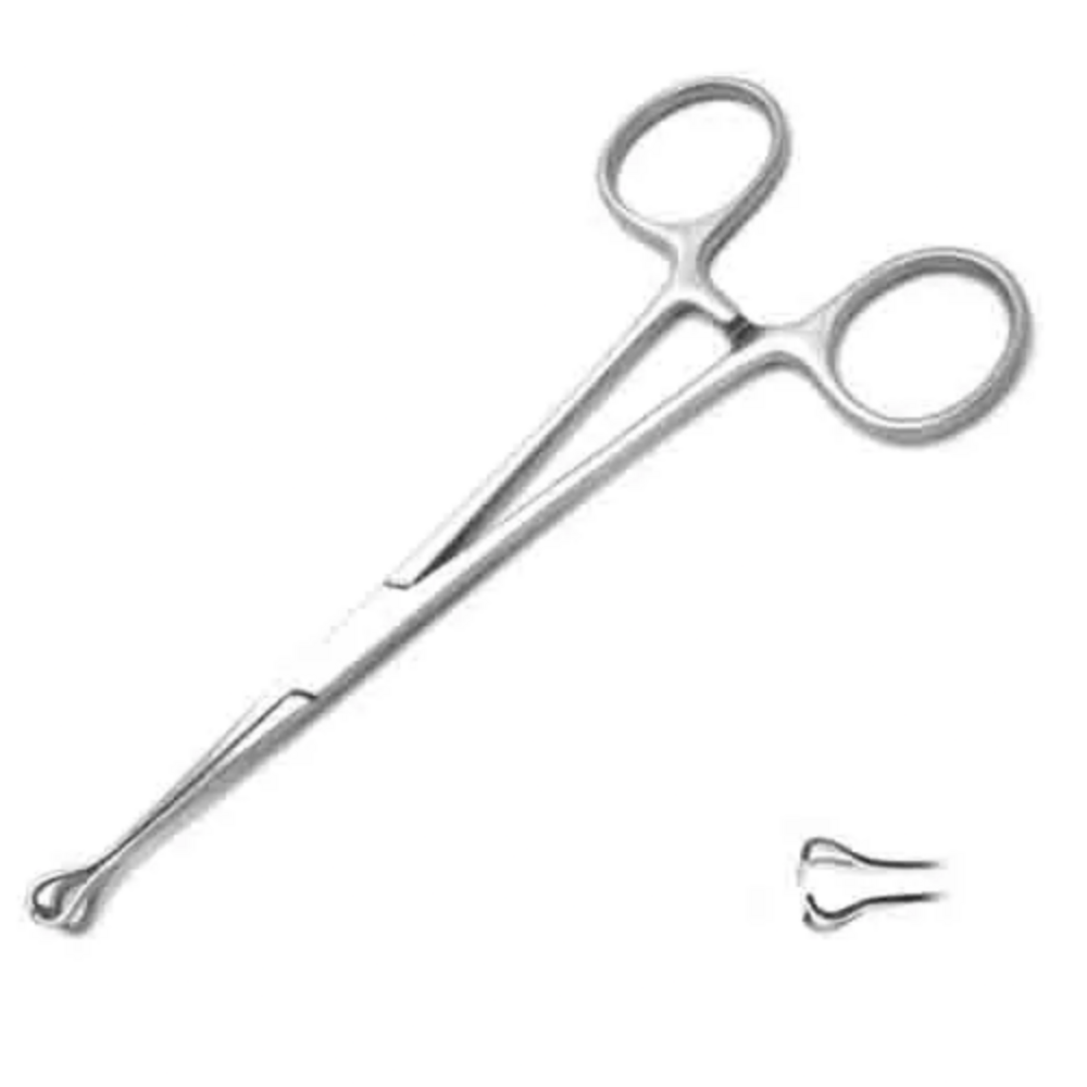 Babcock Forceps - Non-perforating, Ratcheted Finger Ring Design | Gentle Grasping Of Delicate Tissues