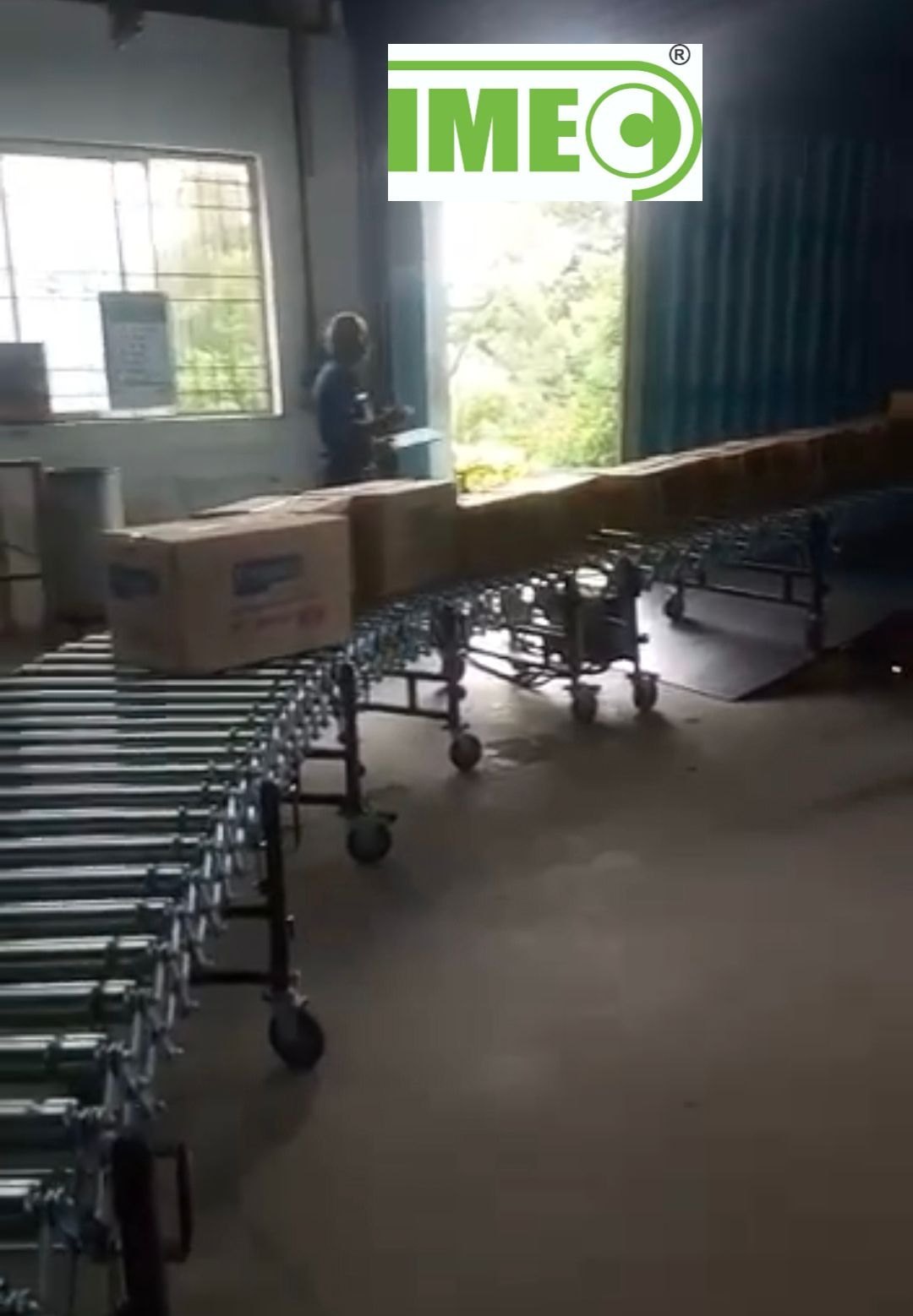 Container Loading Conveyor By Imec Dzign Enterprise