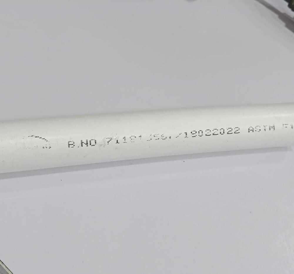 3/4" Jindal Composite Pipe - Polyethylene Material, Black Color, Versatile Round Shape, Warranty Included For Durable Industrial Use