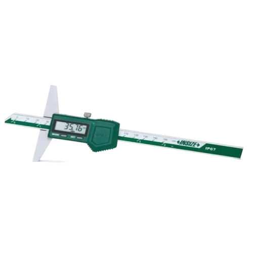 Stainless Steel Insize 1141-150A Digital Depth Gauge - Accuracy: +-0.03 Mm