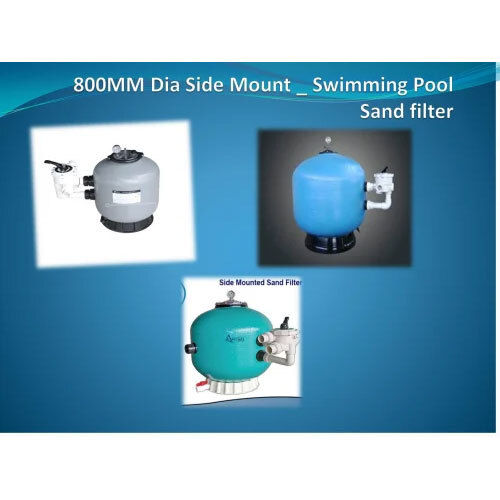 800 Mm Dia Side Mount Swimming Pool Sand Filter - Size: Standard