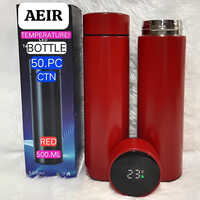 500 ML Red LED Temperature Bottle