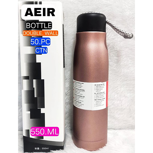550 Ml Double Wall Hot And Cold Bottle - Color: Different Available