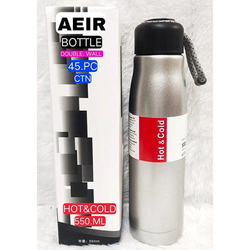 550 Ml Double Wall Insulated Vacuum Bottle - Color: Different Available