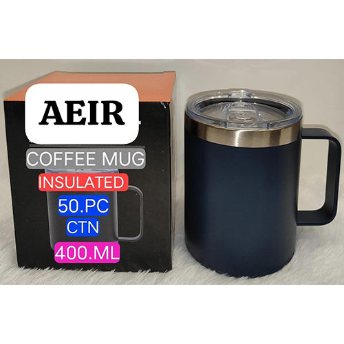 400 Ml Blue Insulated Coffee Mug - Color: Different Available