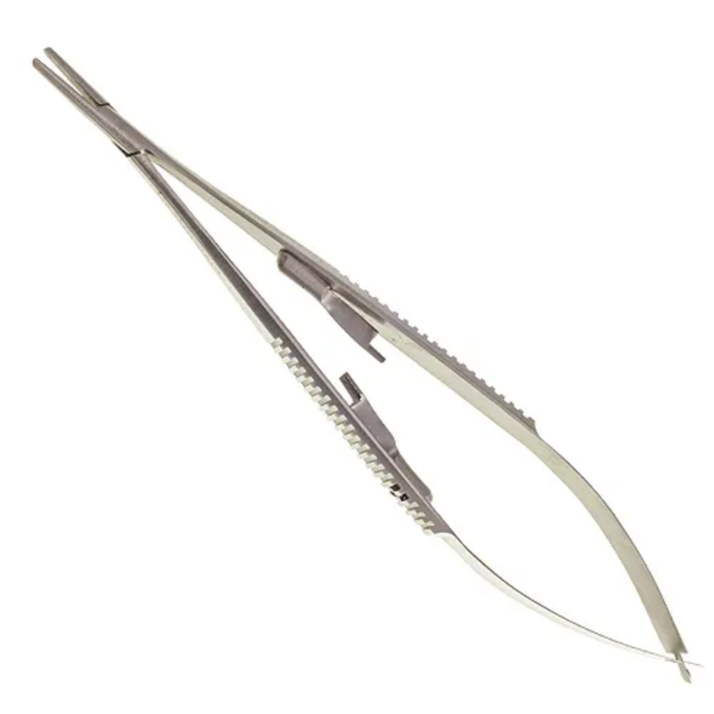 SPRING ACTION TYPE SCISSOR FORCEPS NEEDLE HOLDER