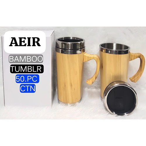 Tumbler Bamboo Bottle - Color: Different Available