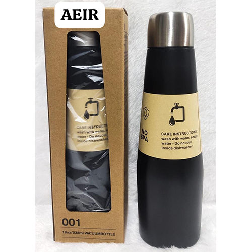 532 Ml Black Vacuum Bottle - Color: Different Available