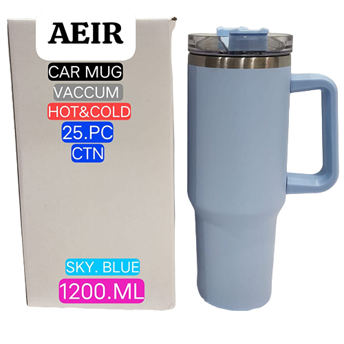 1200 ML Sky Blue Vacuum Hot And Cold Bottle