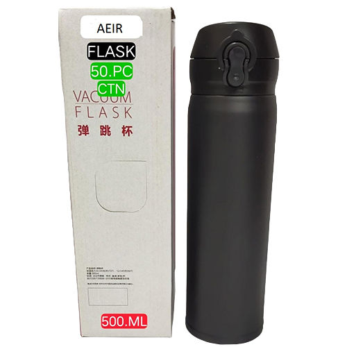 500 Ml Black Vacuum Flask - Color: Different Available