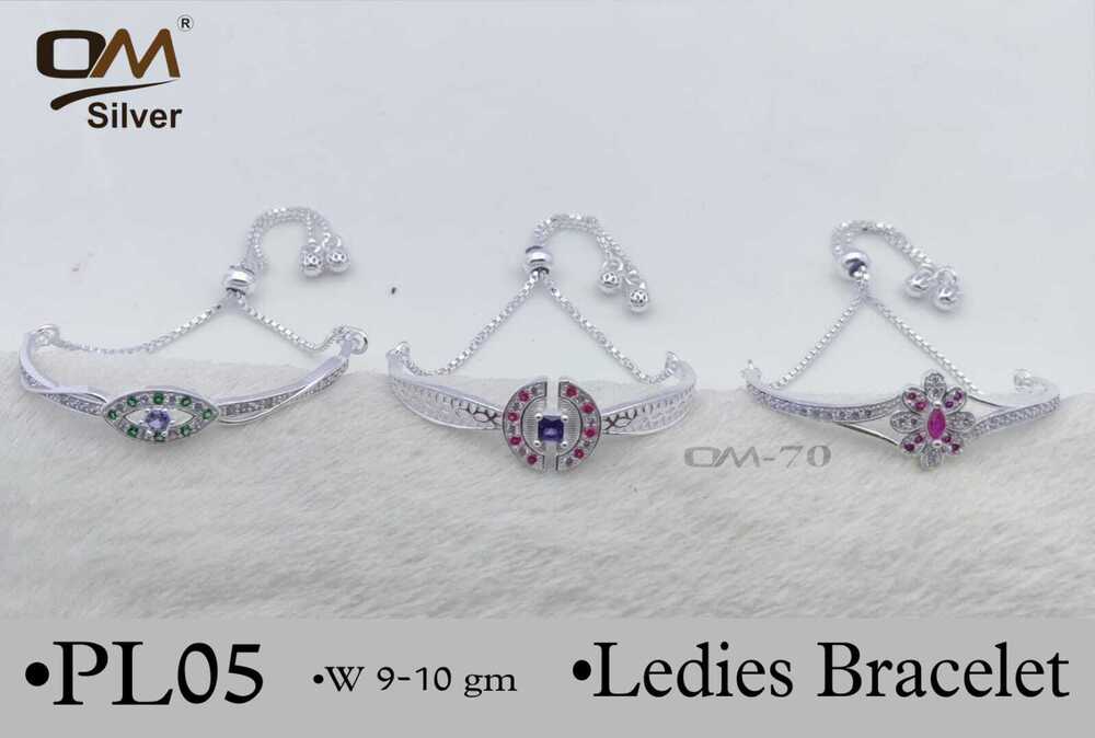 Silver Adjustable  Brcelet