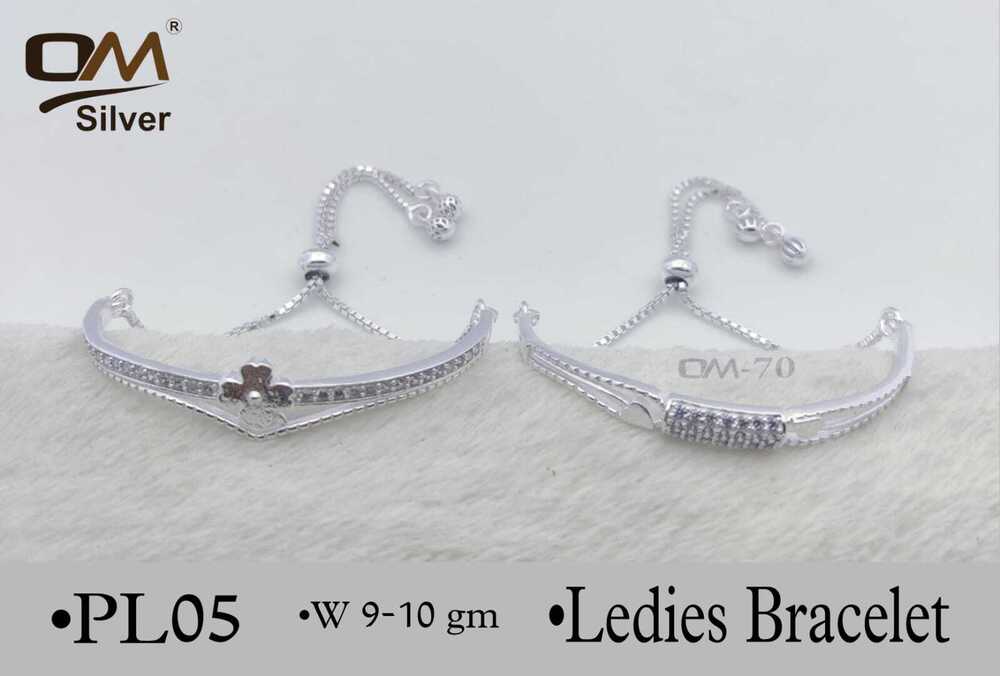 Silver Adjustable  Brcelet