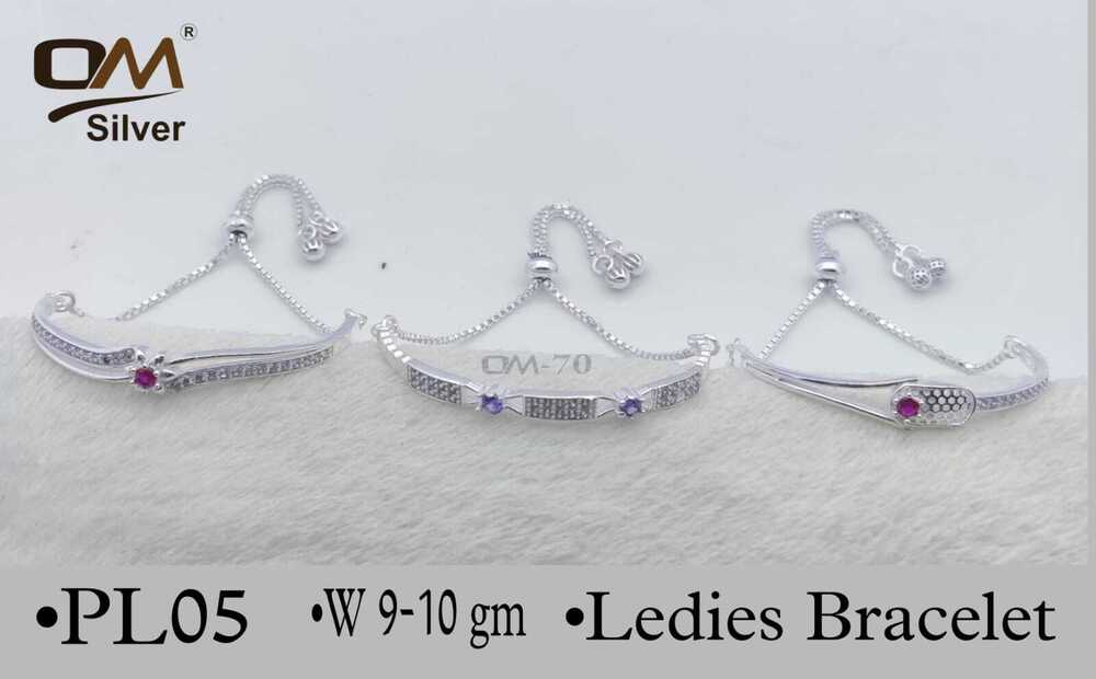 Silver Adjustable  Brcelet