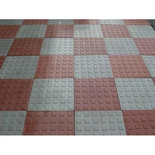 Square Chequered Tile