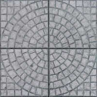 Cement Chequered Tiles - Concrete Material, 1x1 Feet (300x300 Mm), 30 Mm Thick | Non-slip Finish, Matt Surface, Square Edge Pattern, Suitable For Exterior Use