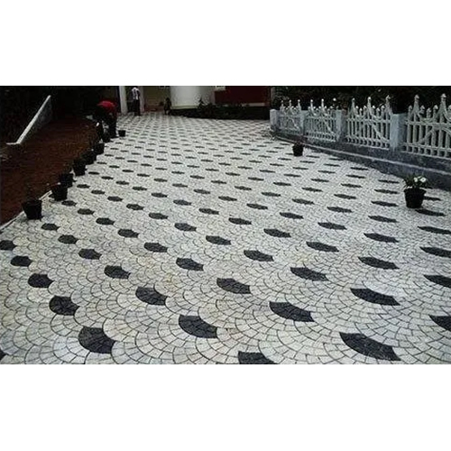 सजावटी पेवर ब्लॉक - पोर्सिलेन, 40-70mm मोटा, ग्रे | हल्का, टिकाऊ, नमी-प्रतिरोधी, बाहरी स्थानों के लिए आदर्श