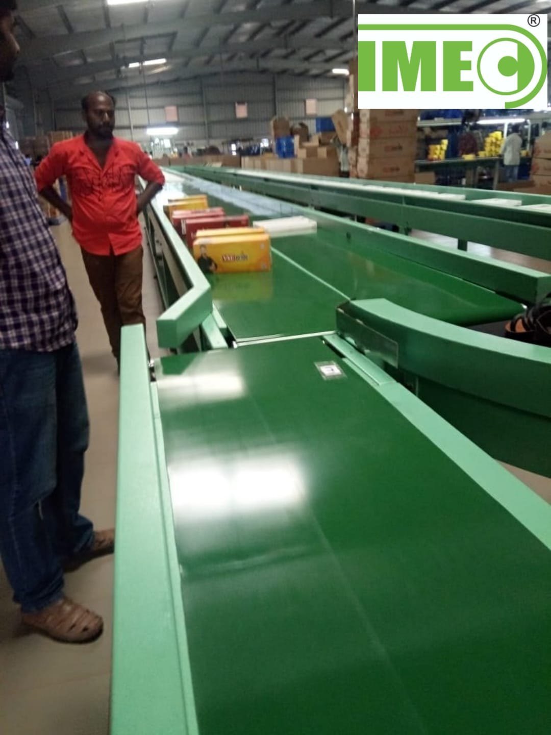 Packing Belt Conveyor - Stainless Steel 50-100 Kg Load Capacity | Efficient Transportation For Packaging Industry 220-440 Volt Operation