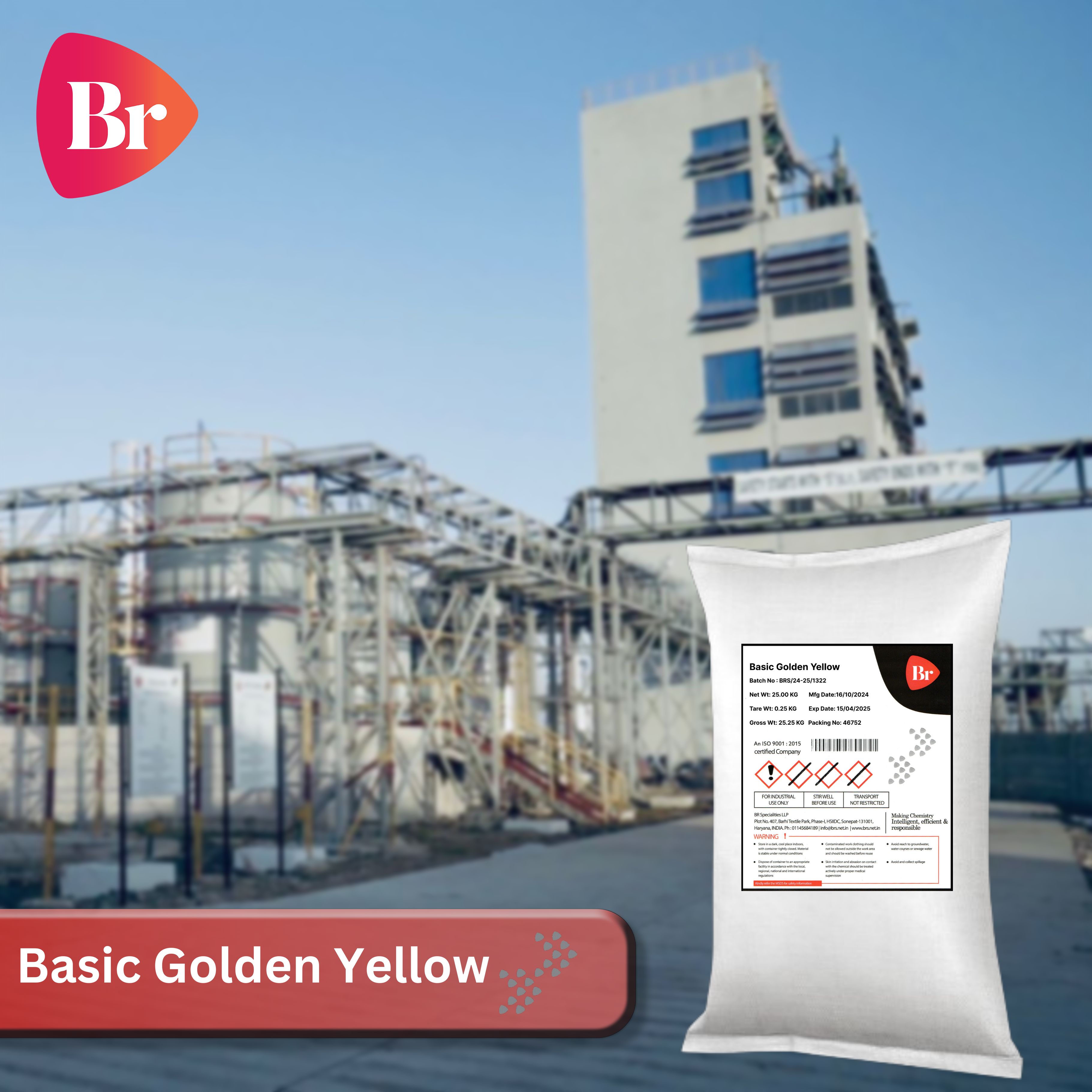 Basic Golden Yellow Dye