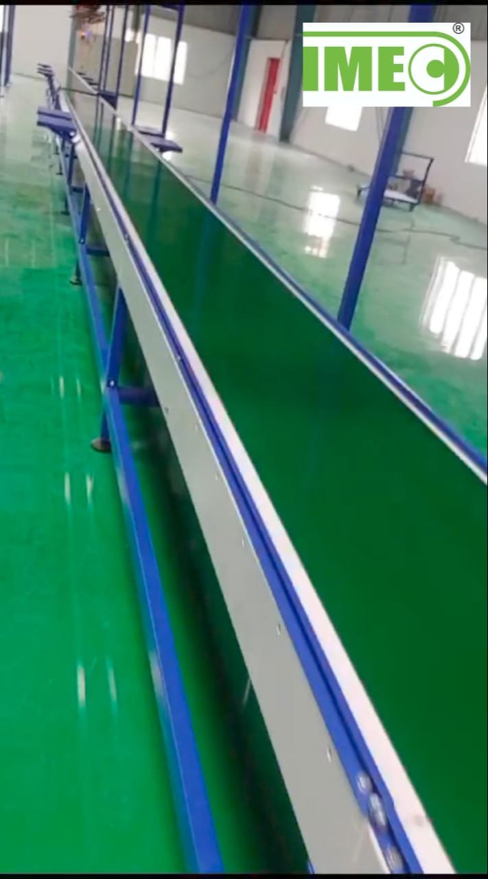 Horizontal Pvc Belt Conveyor - 100 Kg Load Capacity, 120 M/m Speed | Mild Or Stainless Steel Construction, Ideal For Industrial Use