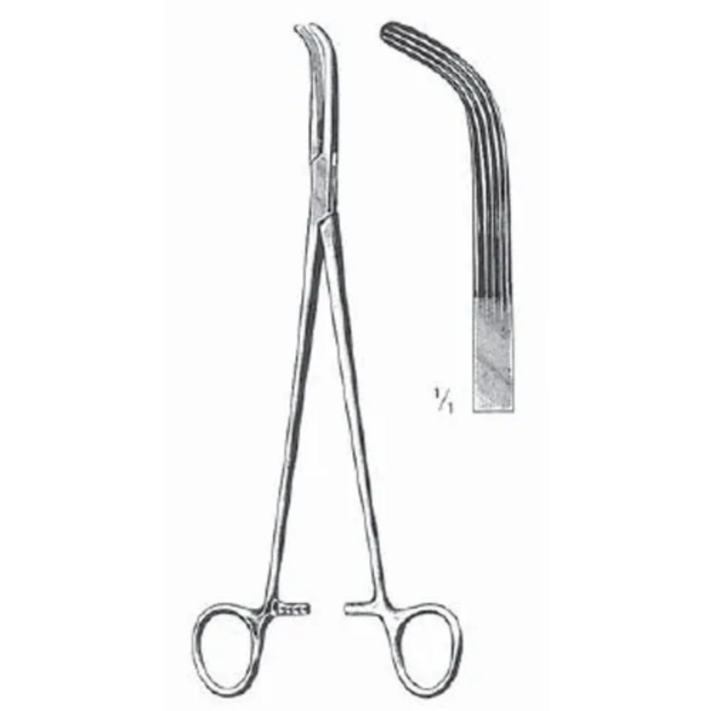 Lahey Forceps - German Surgical Stainless Steel, Fully-curved Jaws For Vascular Mobilization & Closure, Multiple Variations Available