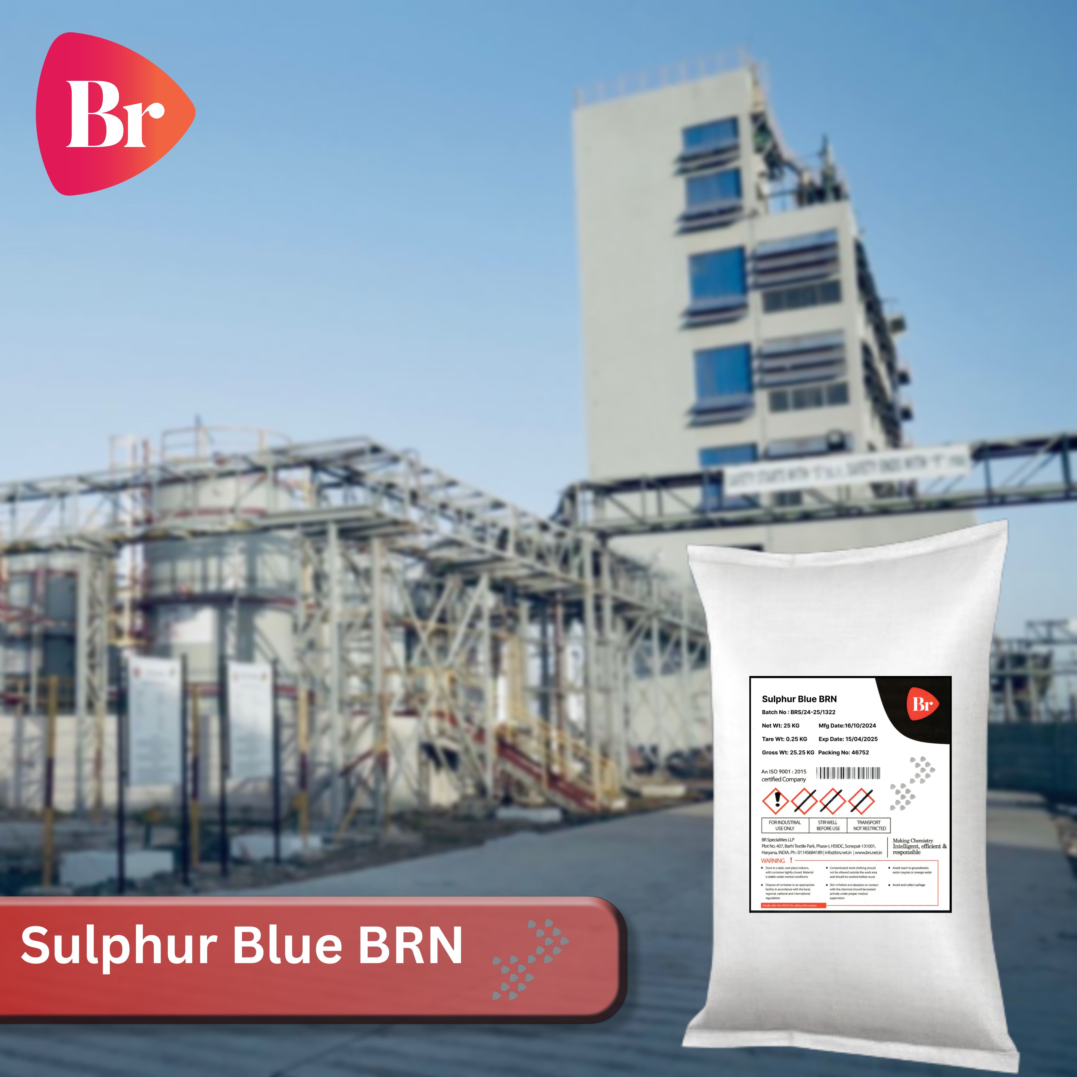 Sulphur Blue BRN Dye