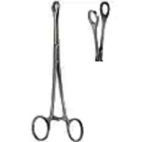 Sponge Holding Forceps - Stainless Steel, Looped Serrated Jaws For Effective Grasping And Secure Ratchet Mechanism, Ergonomic Design For Comfort And Precision