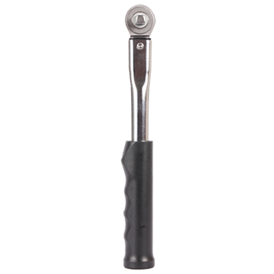 Pro 60 3/8" Industrial Ratchet Production 'P' Type - Silver Black 255mm Length High Strength Dual Direction Torque Control 400 Nm Capability