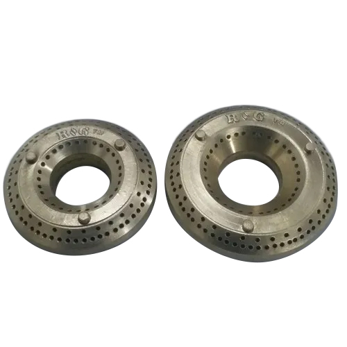 Brass Gas Burner - Brass Material, 70 mm Size, Golden Color | Corrosion Resistant, High-Temperature Suitable, Even Heat Distribution