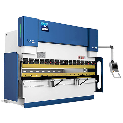 Hydraulic Press Brake Machine - Color: Blue