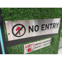 Acm Direction Signage Boards - Aluminium Material, Standard Size, Any Color, Led Display Function, 1-year Warranty | Perfect For Home Applications