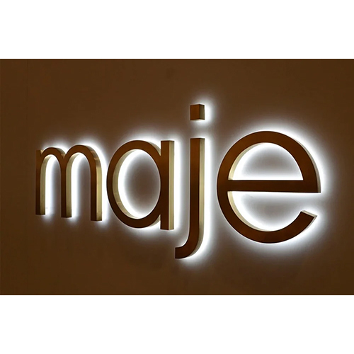 Stainless Steel 3D Letter - Color: Silver